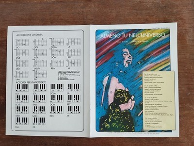 SHEET MUSIC AND LYRICS EMOTIONS IN MUSIC AT LEAST YOU IN THE MARTINI universe