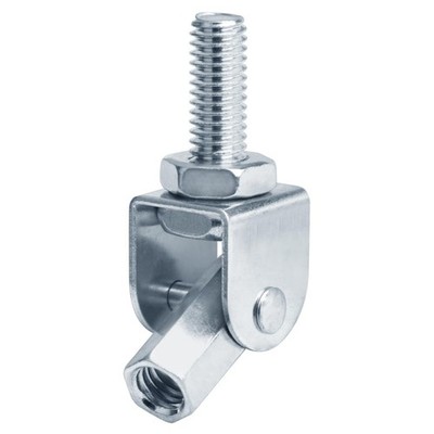 12 PCS 3/8'' Swivel Joint Connector, Adjustable Swivel Attachment Thread Rod H...