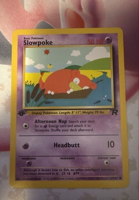 Slowpoke 67/82 Team Rocket Regular 1st Edition