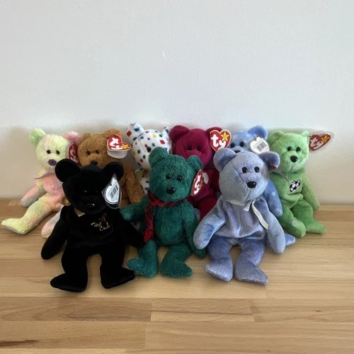 Ty Beanie Babies Vintage 1999 Lot of 9 Bears