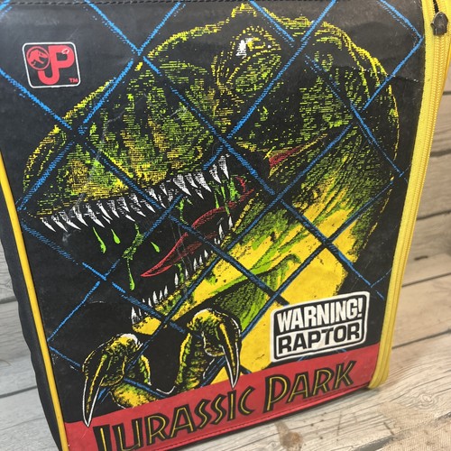 1992 Wiz Too Jurassic Park Raptor Attack Junior Locker Backpack - 第 2/18 張圖片