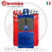 1 COPPIA PASTIGLIE FRENO POSTERIORI BREMBO CARBON CAGIVA CRUISER 125 1987-1989
