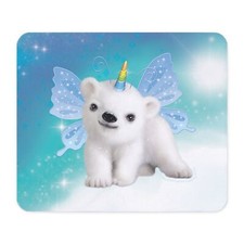 CafePress PD Moreno's Polar Bear Unicorn Mousepad  969963200 