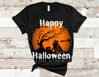 Norwegian Forest Cat Halloween Shirt Gift for Mom or Dad Unisex T-Shirt Holiday