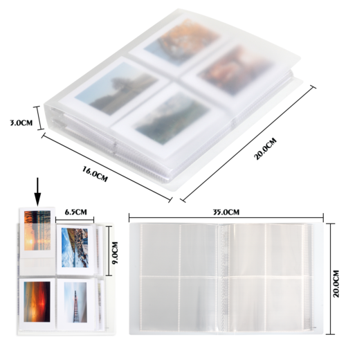 160 Pockets Mini Photo Album Picture Case For Mini Instax Polaroid Fujifilm DIY - Picture 3 of 14