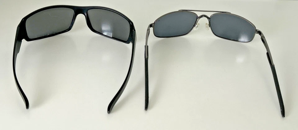 Lote de 2 gafas de sol negras de borde completo Fasion para hombre Ironman y NY Foto 2 de 4