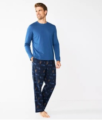 BIGFOOT Pajamas Set Men's XXL NeW Shirt Lounge Sleep Pants Set NWT  Sasquatch