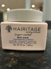 Hairitage Sugar Coated Body Scrub, Mint & Yuzu - Cedarwood & Neroli 10 oz