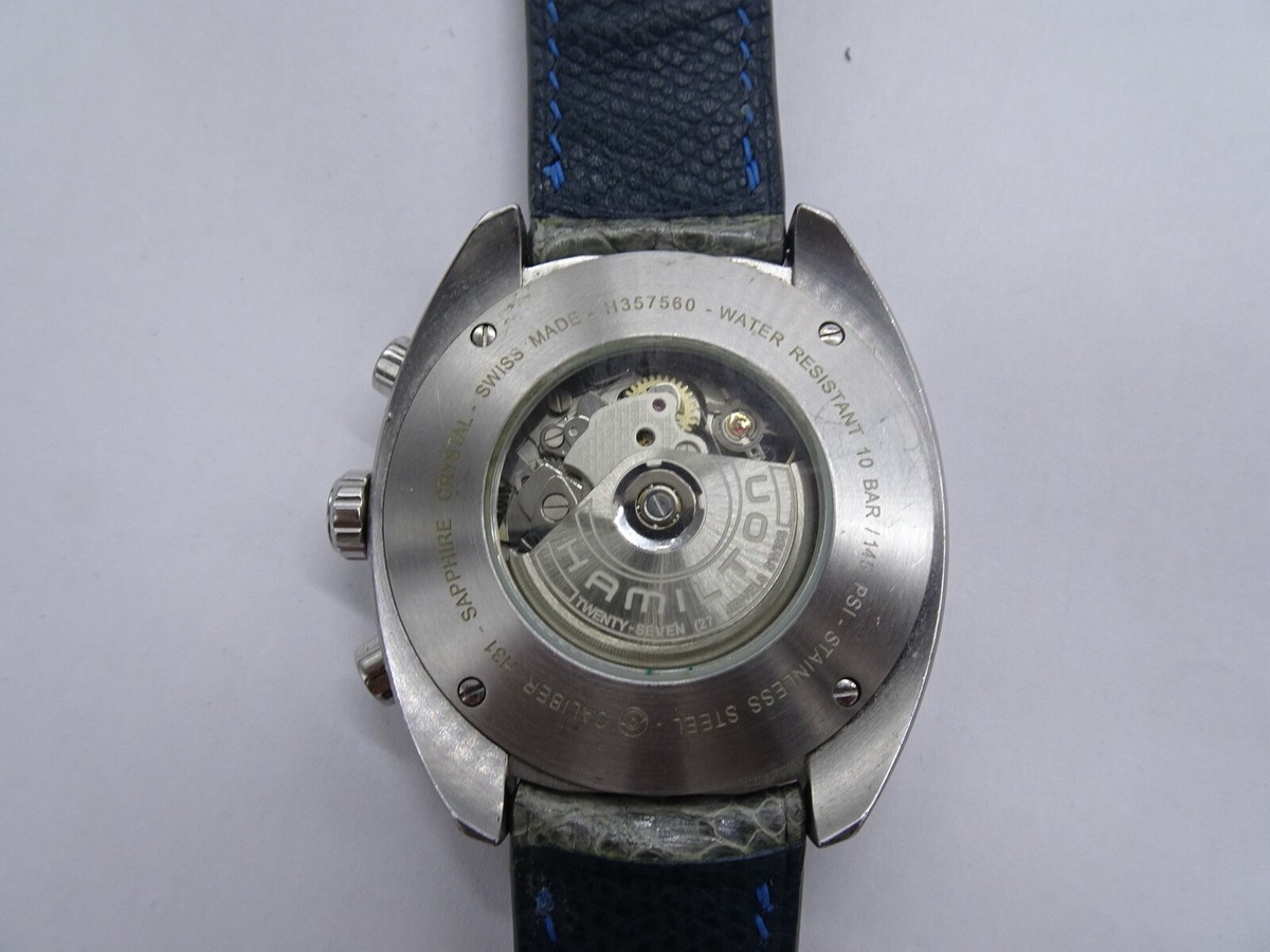 HAMILTON Pan Euro H357560 Chronograph black Dial Automatic Men
