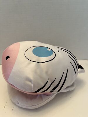LITTLE TIKES ZEBRA FACE LARGE MOUTH HAND PUPPET PLUSH DOLL FIGURE