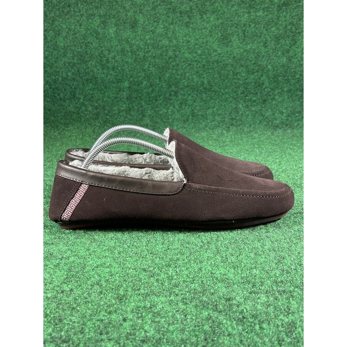 Ted Baker Valant Brown Moccasins Slippers Shoes Lined 11 New | eBay