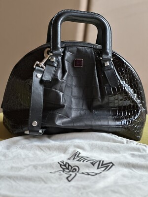 MCM Tasche Schwarz Bowling Bag