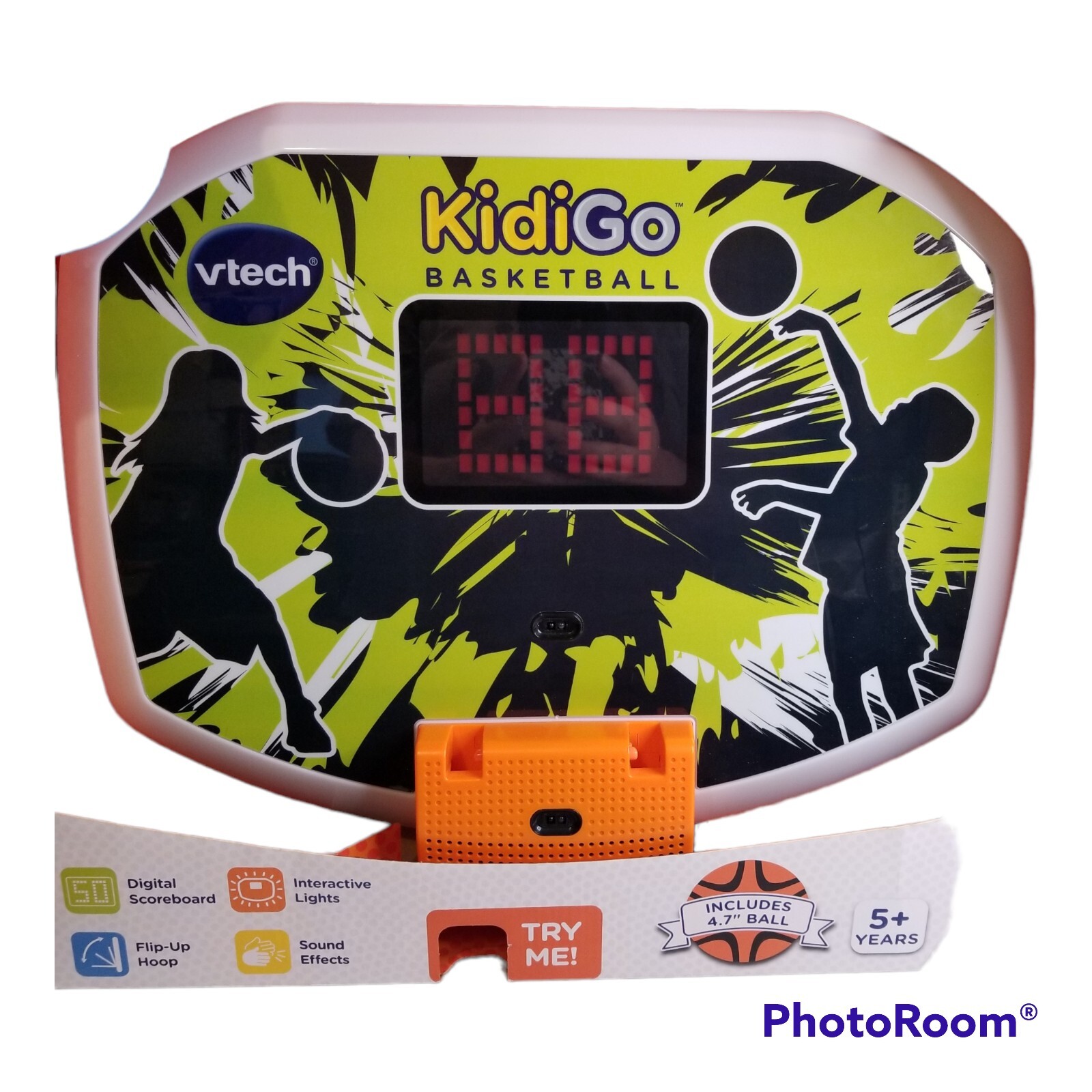 VTech KidiGo Basketball Hoop Digital Scoreboard eBay