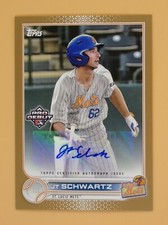 2022 Topps Pro Debut JT Schwartz 11/50 Autographs Gold #PD177