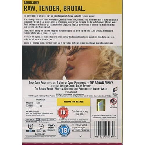 The Brown Bunny 2005 Vincent Gallo, Chloe Sevigny, Cheryl Tiegs Sealed UK R2 DVD - Picture 12 of 12