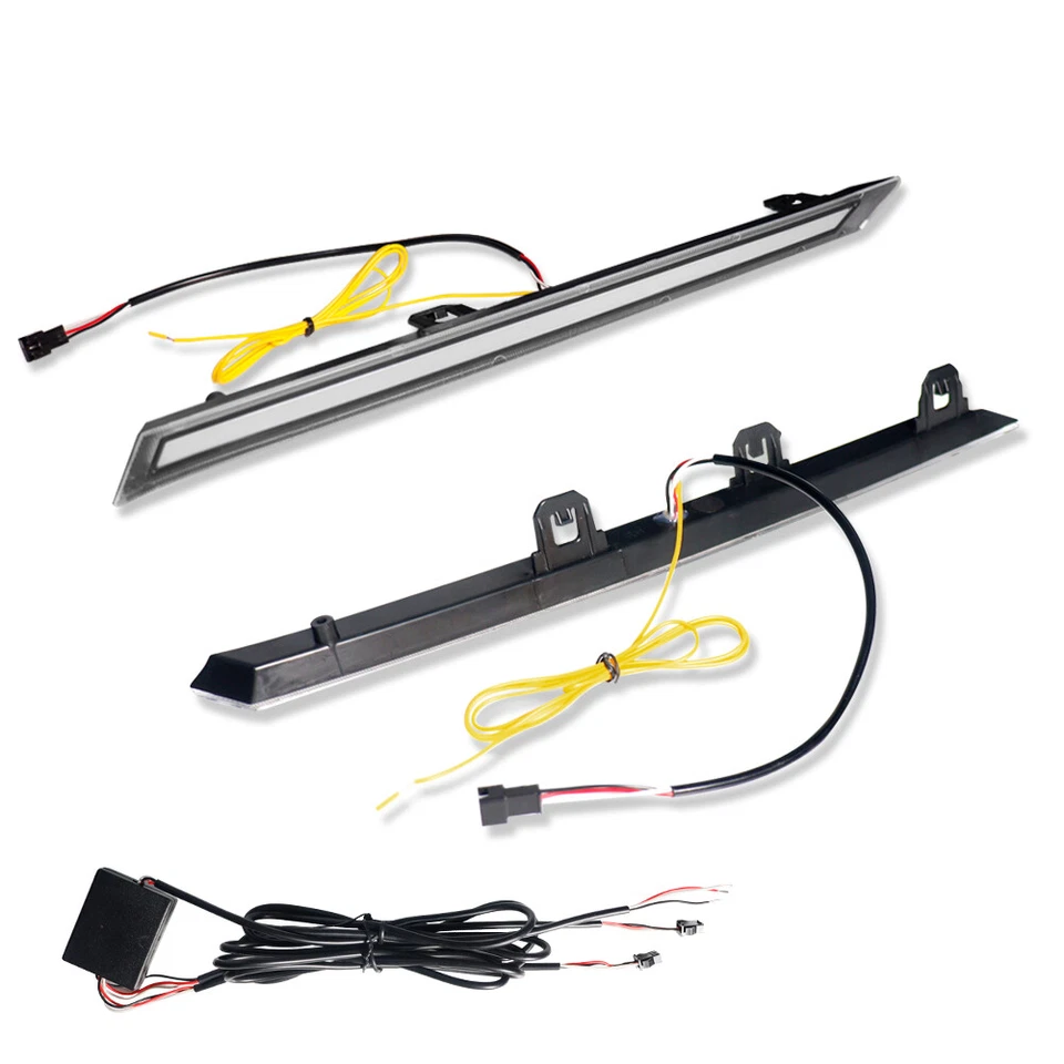 Luces de señal de giro LED DRL de conmutación secuencial transparentes para Toyota RAV4 2019-2023 Foto 3 de 4