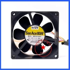 Sanyo 9WP0812G401 8025 DC12V 0.38A 80 80 25MM 3-Pin Waterproof Cooling Fan