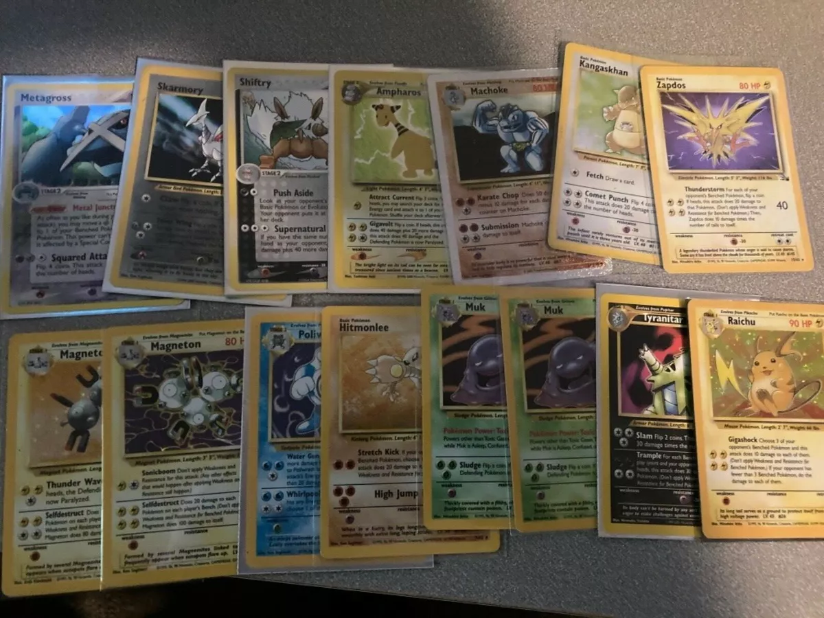 Pokemon Cartas Originais GX e outros tipos em Português