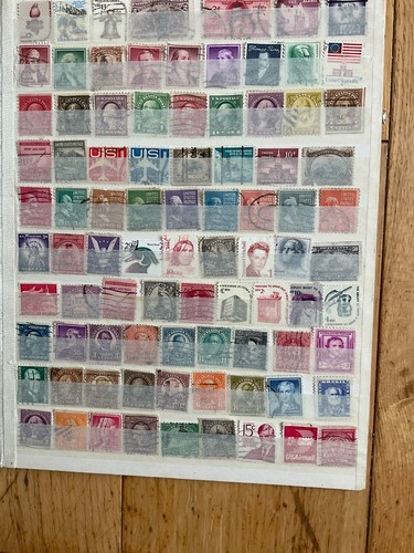 postage stamps collection old used from USA