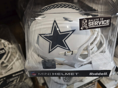 DALLAS COWBOYS 2024 SALUTE TO SERVICE Mini Speed NFL FOOTBALL NEW ...