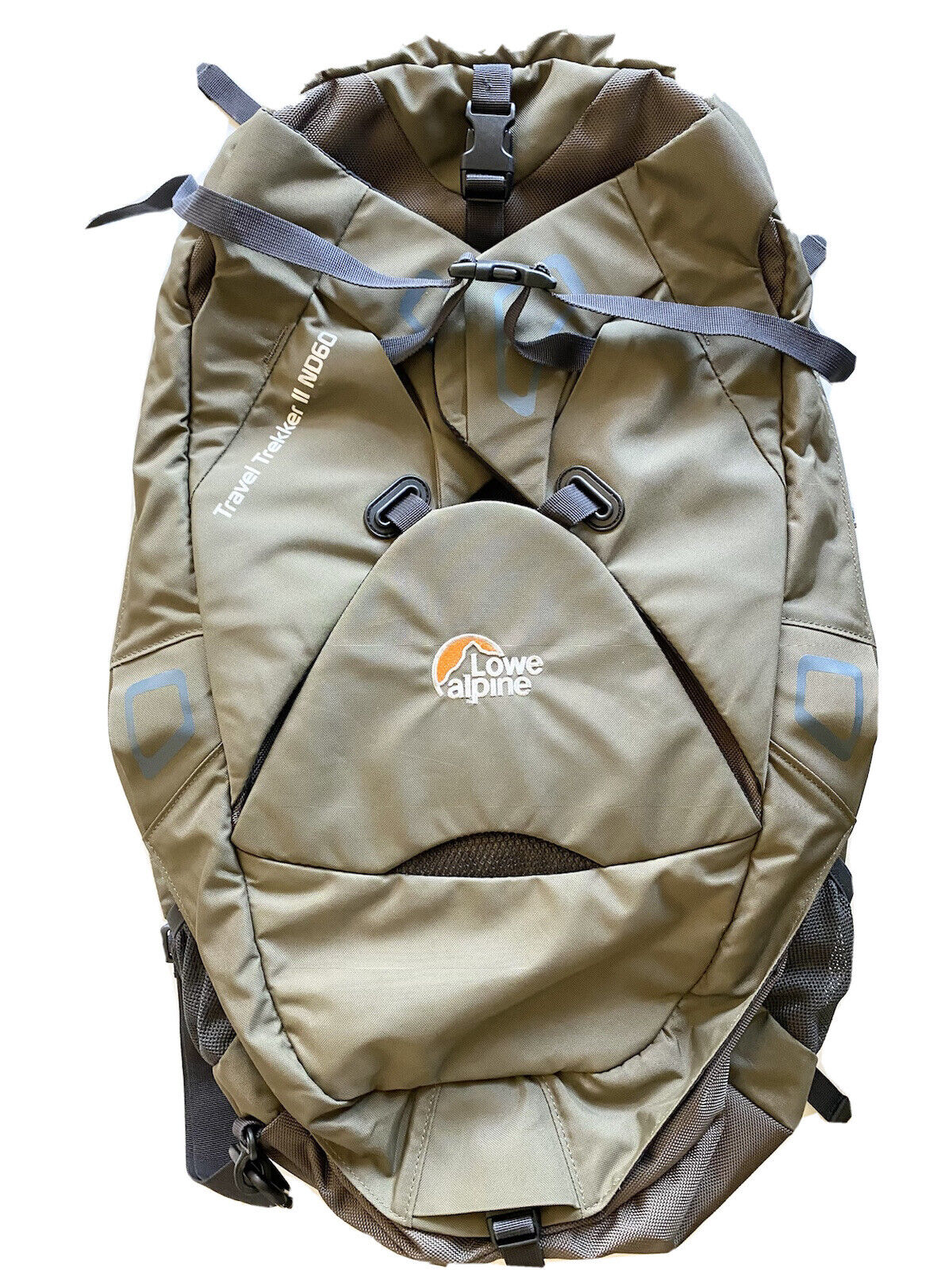 Marco Polo oplichter keuken Lowe Alpine Backpack Bag Luggage Tour Travel Trekker ND 60 Khaki Black |  eBay
