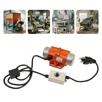 60W 1 Phase Vibrating Motor With Speed Controller Asynchronous Vibrating Motor