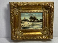 H. H. Pijnaker, Dutch Painter Winter Landscape