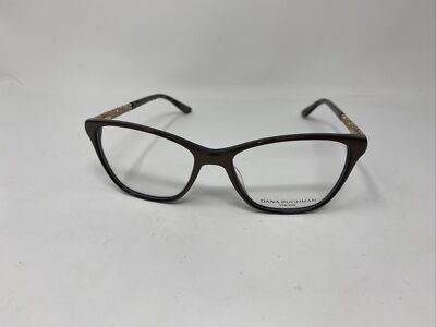 DANA BUCHMAN EYEWEAR FAUVE BROWN GOLD 51/16/135 FLEX HINGE EYEGLASSES 945