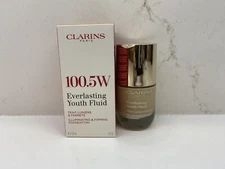 Clarins Everlasting Youth Fluid Foundation 100.5W NIB 1 oz