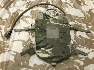 Hydration Pack Pouch British Army Rider Virtus 3L Army MTP Camo Camelbak MOLLE e