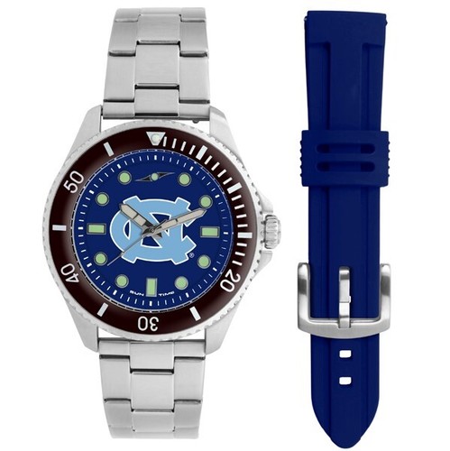 Sun Time Men's Licensed Collegiate Contender Watch Gift Set (Pick Your Team) - Picture 130 of 210