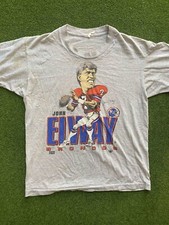 80s Denver Broncos - John Elway - Vintage NFL Player Tee Shirt AN45687