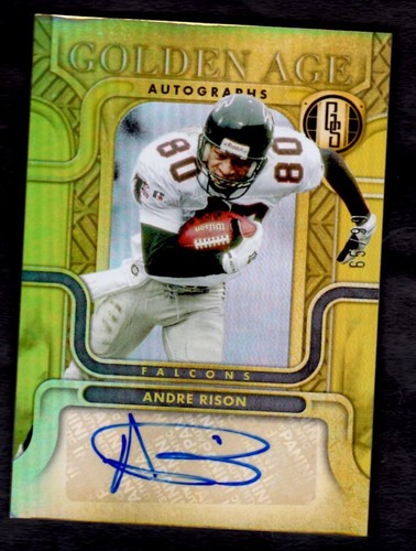 2022 PANINI GOLD STANDARD GOLDEN AGE AUTOGRAPHS #GAAARI ANDRE RISON/99 - Picture 1 of 2