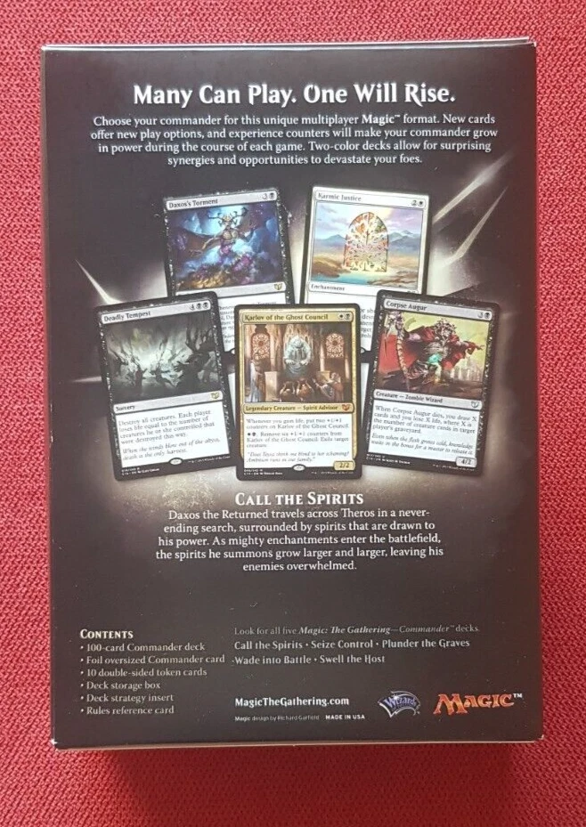 Call the Spirits Commander Deck Sealed - Magic The Gathering - MtG - Immagine 2 di 4