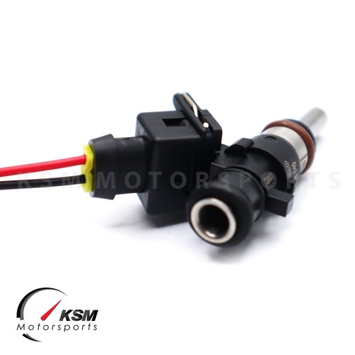 KSM Motorsports 4x 1300cc 124lb Fuel Injectors EV14KT Bosch Nozzle 0280158040