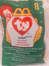 Ty Scoop Teenie Beanie baby McDonald's ERRORS 