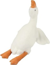 130CM Riesige Weiße Ente Plüsch Spielzeug Weiche mit Großen Flügel