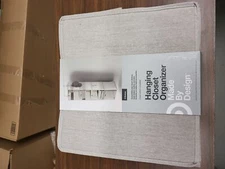 6 Shelf Hanging Fabric Storage Organizer Light Gray - Made By Design