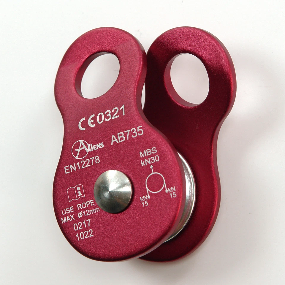 Aliens Umlenkrolle Standard Pulley 30kN, Seilrolle, Rolle - Farbe zur Wahl