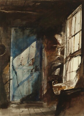 Andrew Wyeth: Blue Door : Archival Quality Fine Art Print | eBay