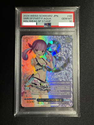 PSA10 Weiss Schwarz Summer Splash Party Aqua Minato Sp 48 PSA10 Weiss Schwarz Summer Splash Party Aqua Minato Sp 48