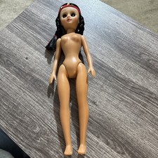 Vintage Fibre Craft Native American Doll 15  Female Dark Hair