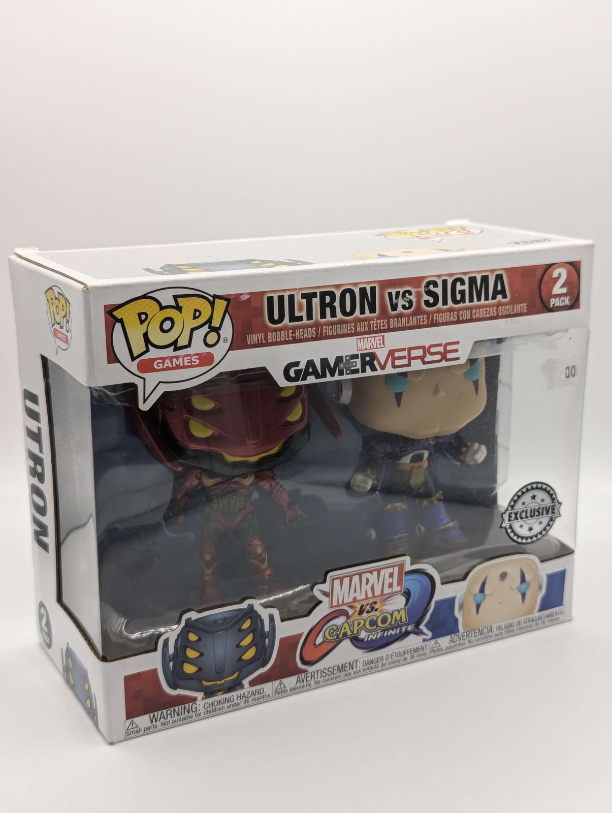 Damaged Box | Funko Games | Marvel vs Capcom Infinite Ultron vs Sigma 2 Player