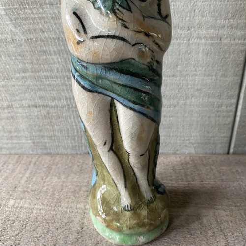 Vintage Pottery Bottle Mid Century Modern Figural Nude Female - Picture 3 of 9