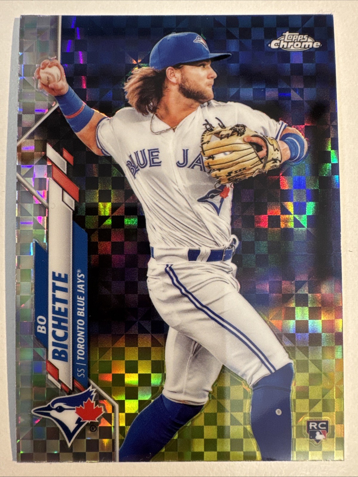 2020 Topps Chrome Bo Bichette Xfractor Rookie RC #150