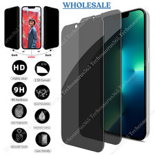Wholesale Privacy Tempered Glass Screen Protector for iPhone 16 15 14 13 12 11 X