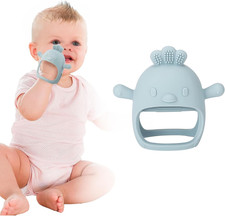 -Silicone-Teether Toys for Babies -  Mitten, Teethers for Toddler Infant, Silico