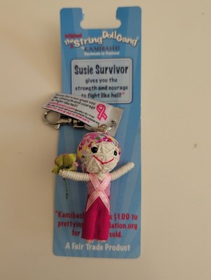 Kamibashi Susie Cancer Survivor Original String Doll Gang Collectable Keychain 