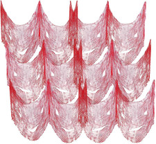6 Pack Creepy Cloth 30 x 72 Inch, Spooky Halloween Polyester Decorations Scary G