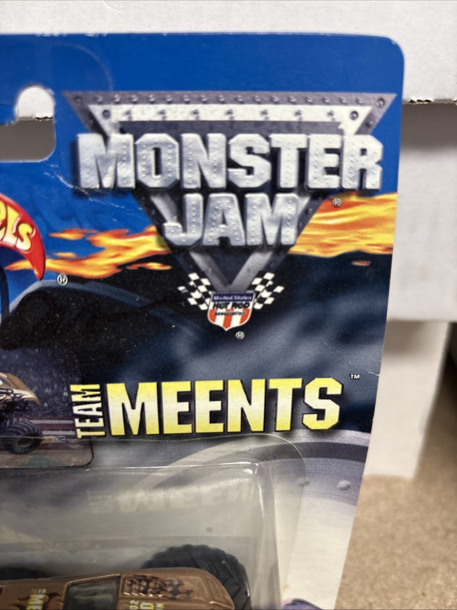 NIP Mattel Hot Wheels Monster Jam Team Meents Signed By Tom Meents